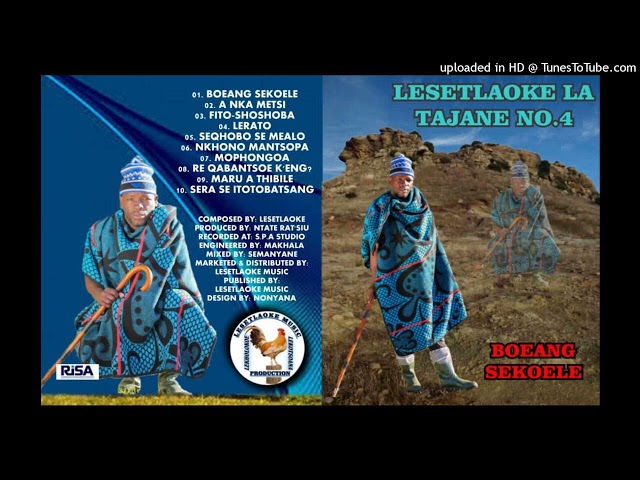 New CD!! Lesetlaoke La Tajane No.4 - 2. A Nka Metsi class=