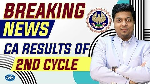 Breaking News for CA Students | CA Exams Results official Announcement by ICAI