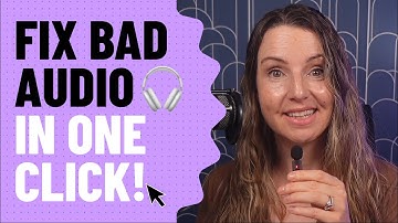 AI Fixes Terrible Audio in Seconds I Descript Tutorial