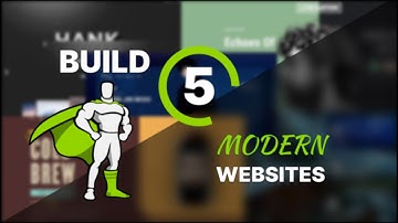 🎨 Design 5 Stunning Animating Websites Using HTML CSS GSAP & Swiper JS in 1 hour!🚀🌟