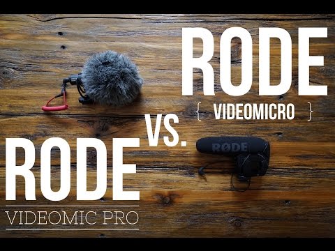 Rode Videomic Pro Vs Rode Videomicro