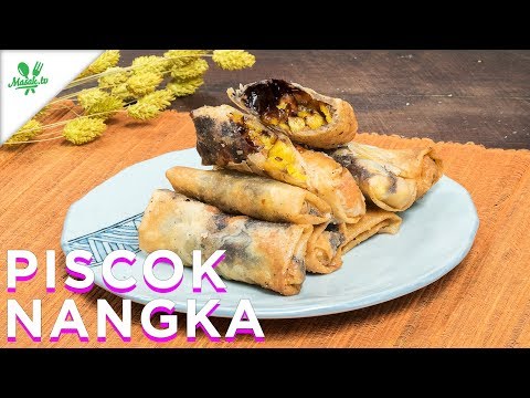 Resep Piscok Isi Nangka. Lumer Coklatnya!