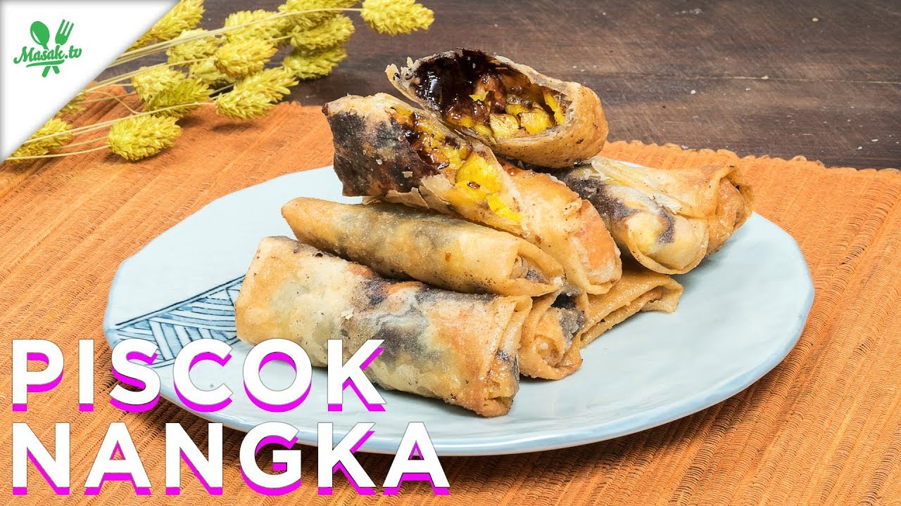 Resep Piscok Isi Nangka Lumer Coklatnya Youtube