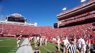 Huskers Tunnel Walk vs Purdue 10-22 -16