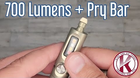 This Keychain Flashlight Has a Pry Bar?!?  Zorik EDC 