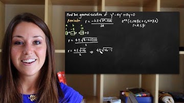 Complex conjugate roots of second-order homogeneous differential equations (KristaKingMath)