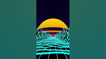 Abstract Retrowave #animation