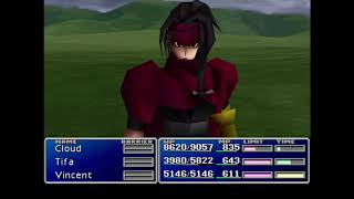Final Fantasy VII - Side Quest - Vincent Limit Breaks