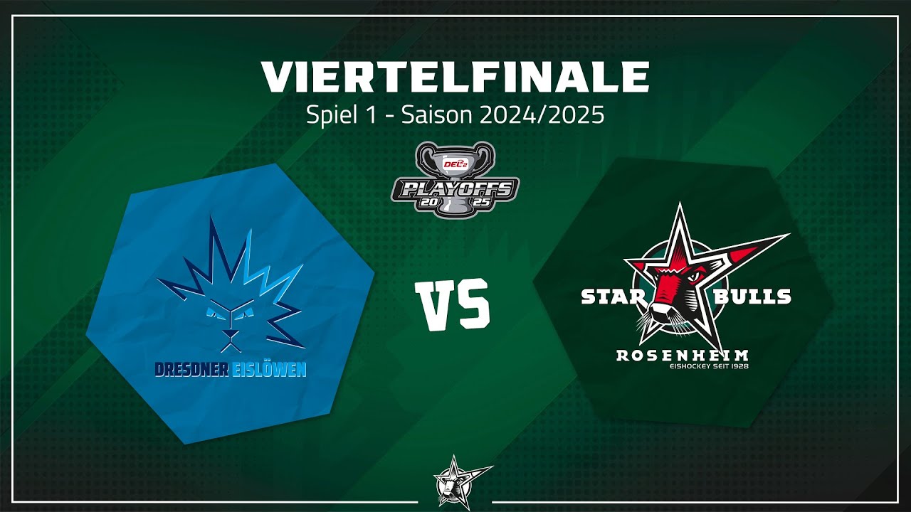 Dresdner Eislöwen vs. Starbulls Rosenheim - Game Highlights