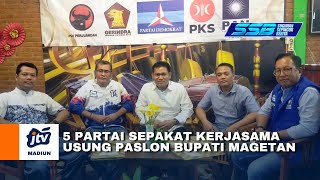 MAGETAN - 5 Partai Sepakat Kerjasama Usung Paslon Bupati Magetan