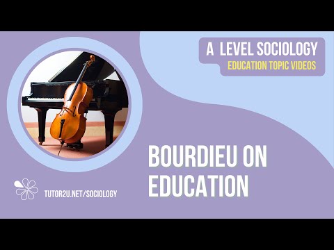 Video: Ano ang sinabi ni Bourdieu tungkol sa edukasyon?