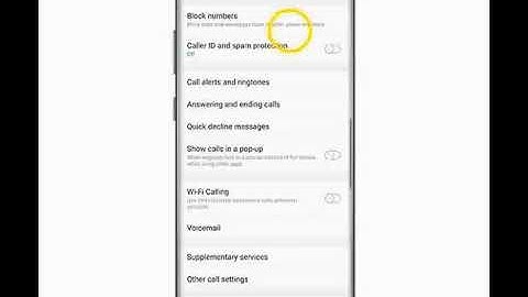 Enabling Wi Fi Calling Samsung Galaxy Note 10 Plus