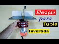 Sistema de ELEVAÇÃO  e PLACA para INVERTER TUPIA na bancada/ ELEVATOR and plate for ROUTER.