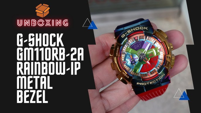 Casio G-Shock GM-110RB-2A Module 5553 watch 2021 - YouTube