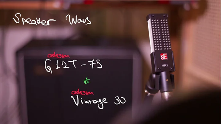 Speaker Wars: Celestion G12T-75 vs Celestion Vintage 30