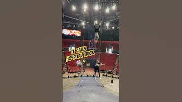 It was really painful 🤕 #extremesports #circus #acrobatics #trampoline #flip #crash