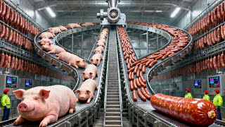 Inside The "SUPER" Sausage Factory - How Billions Of Tons Of Sausage Are Made