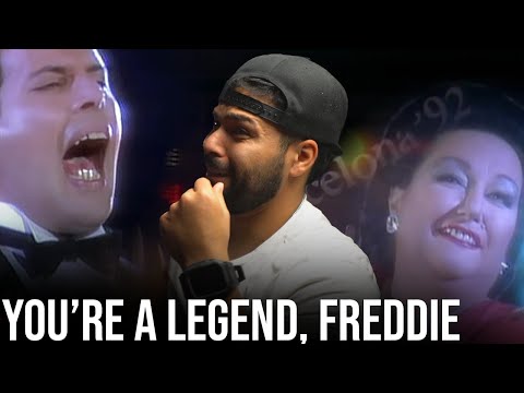 The BEST I've ever seen of Freddie Mercury - How Can I Go On with Montserrat Caballé (Reaction!)