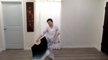 Jiling Hu’big fan dancing in Chufeng Art Group 2020 Christmas Party