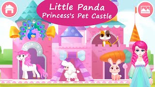 Little Panda Princess's Pet Castle - Dress Up the Princess and her Pets! | BabyBus Games screenshot 1