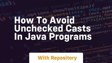 how to avoid unchecked casts in java programs