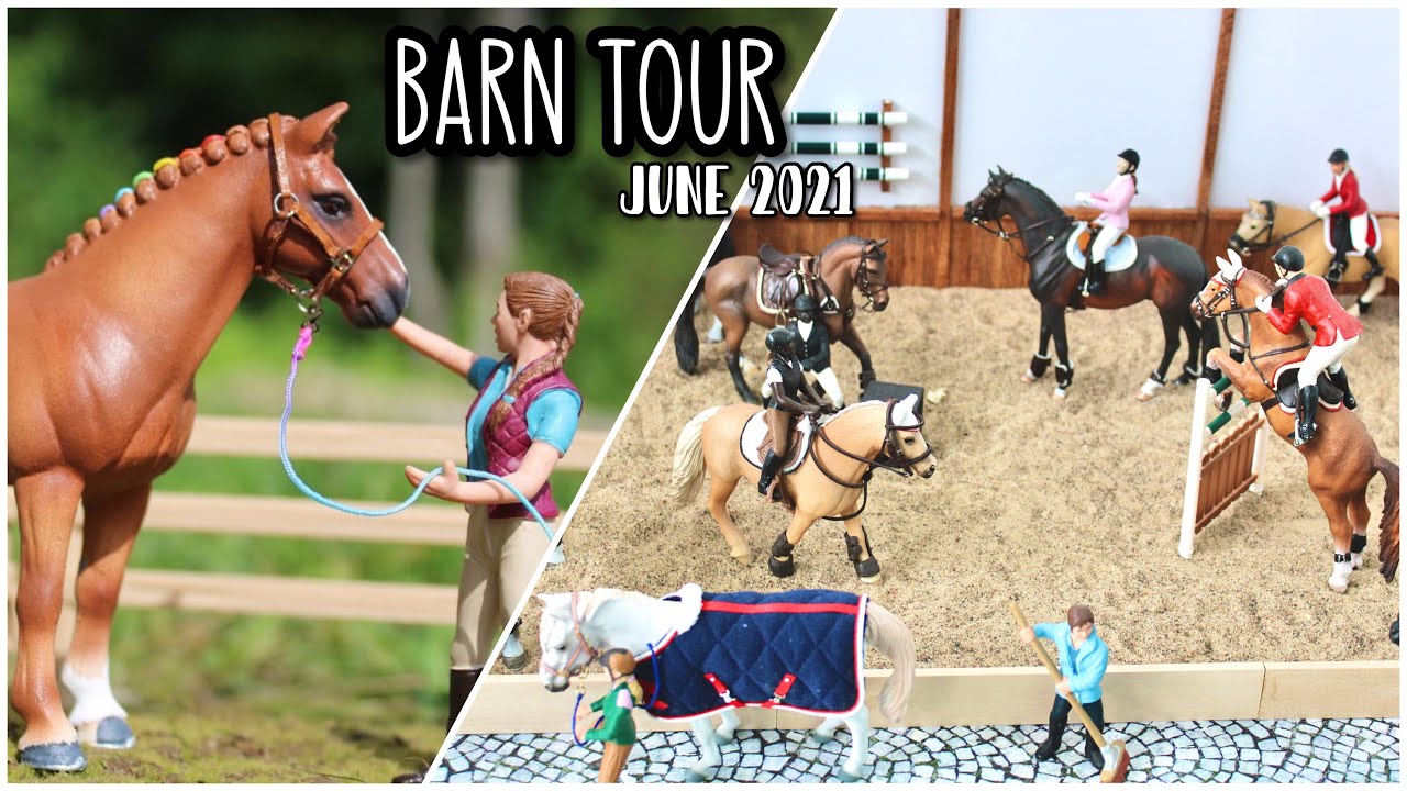 barn tour schleich horses