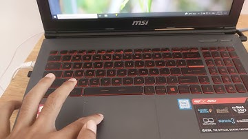 MSI touchpad not working