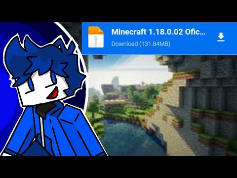 COMO BAIXAR MINECRAFT PE 1.18.0.02 DE GRAÇA OFICIAL!!APK (MEDIAFIRE)  BEDROCK 1.18 