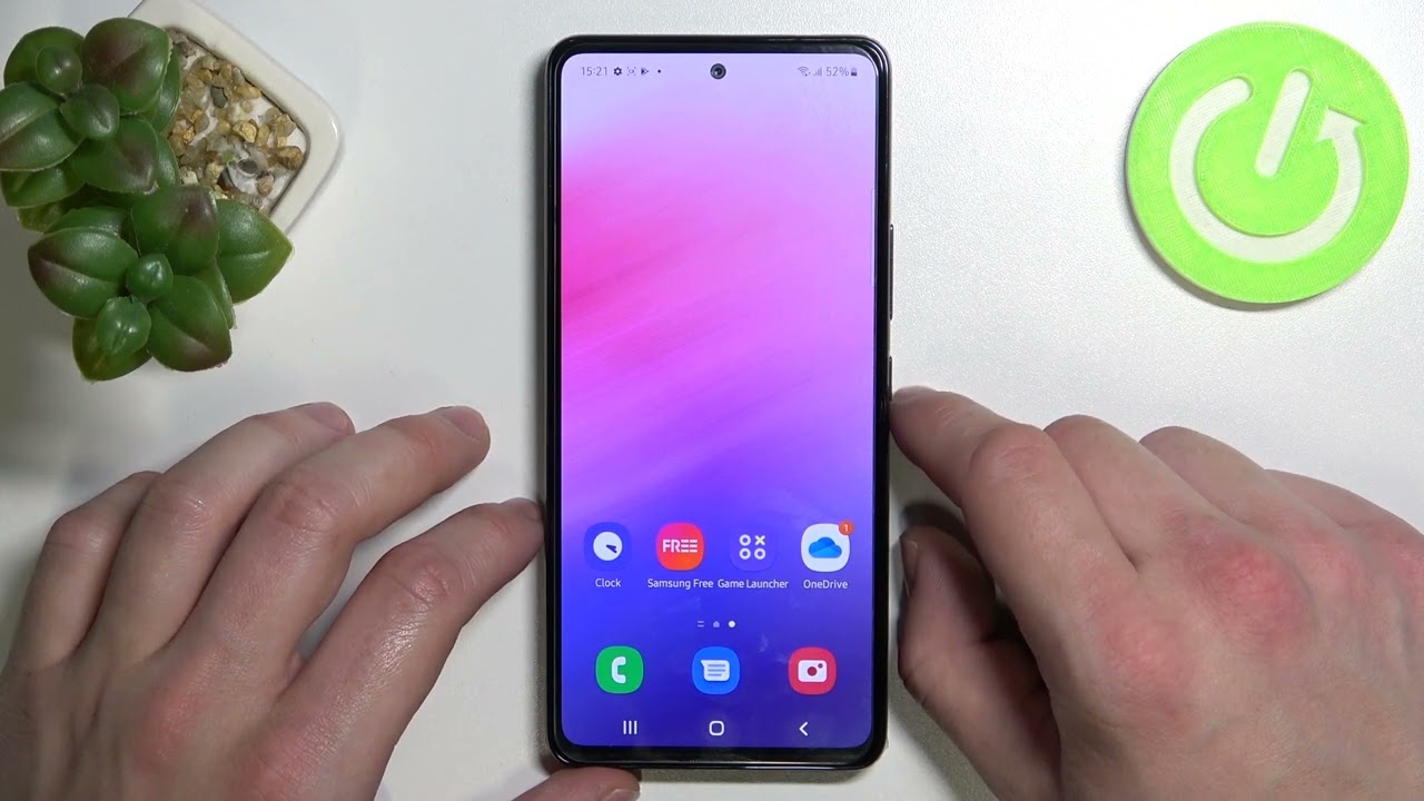How To Remove Phone Icon From Screen In SAMSUNG Galaxy A53 Restore 