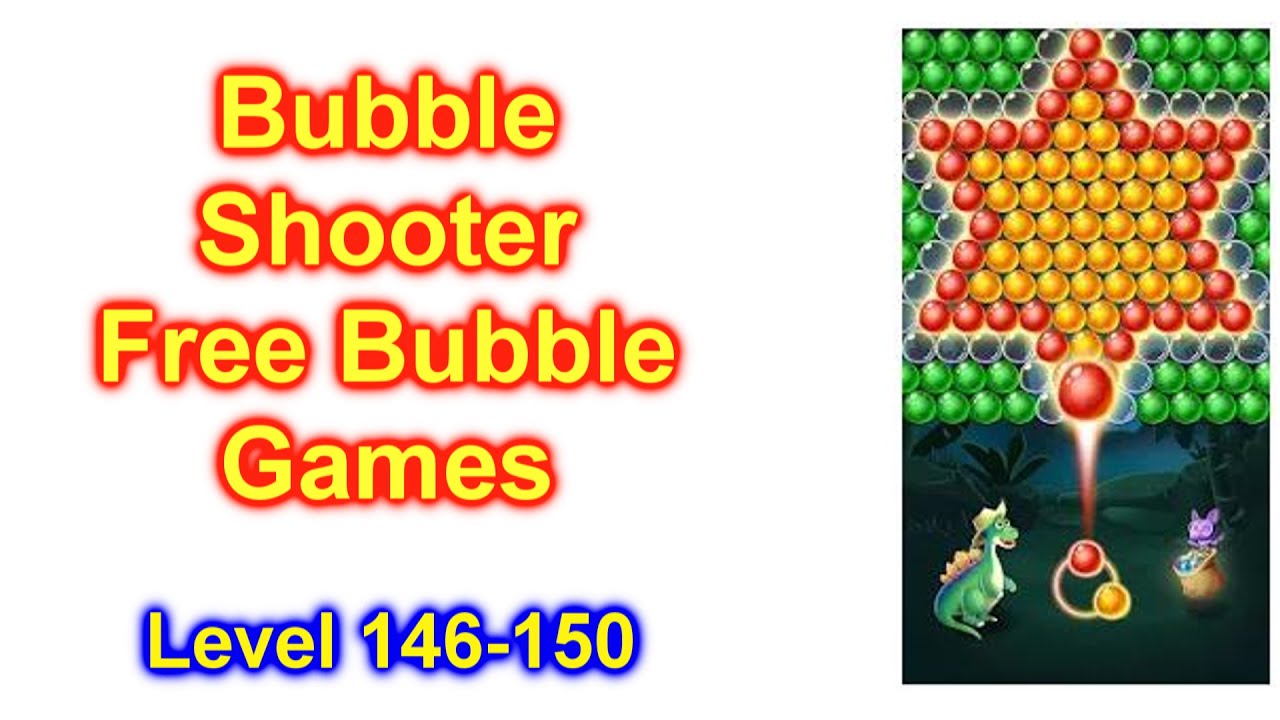 Bubble Shooter - Free bubble Games Level 146-150 How To Play
