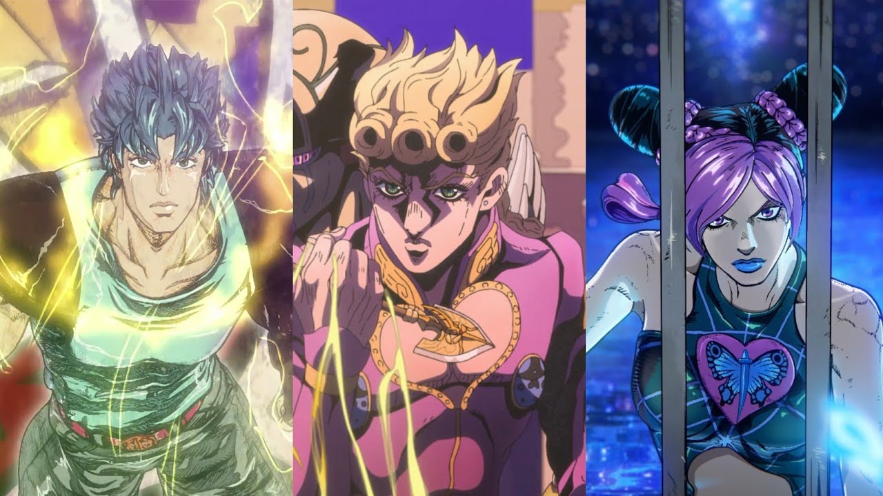 JoJo's Bizarre Adventure All Openings [1-10] (with special versions) HD