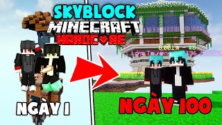 KiraMC Tóm Tắt 100 Ngày Minecraft Sinh Tồn Trên Skyblock LUCKYVN Cùng Bạn Thân KuroMC Giàu Quá Trời