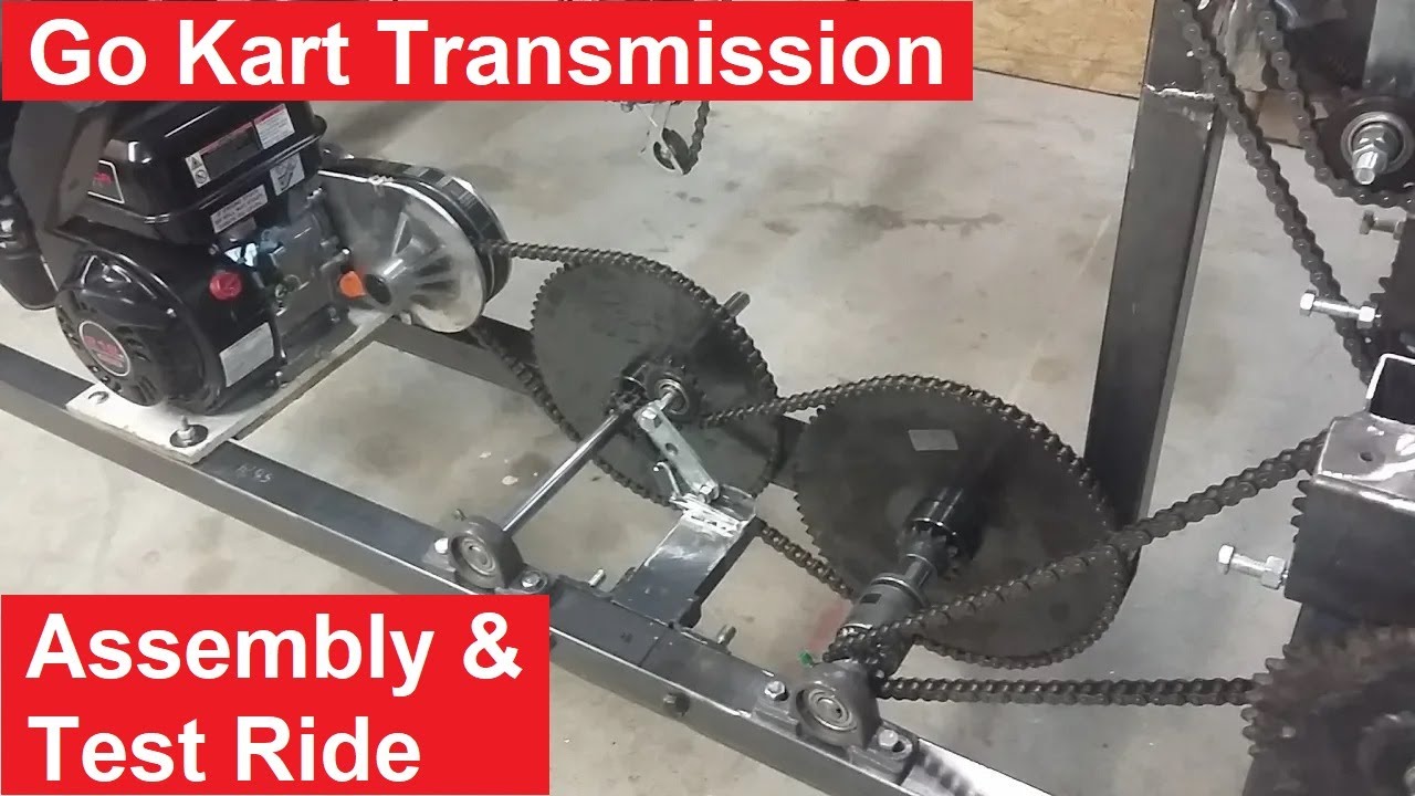 Go Kart Chain Transmission Part 3 - Assembly & Test Ride: The SMOG