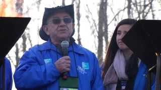 Holocaust Survivors Chant Mourner's Kaddish for the Six Million - 2013 March of the Living Ceremony