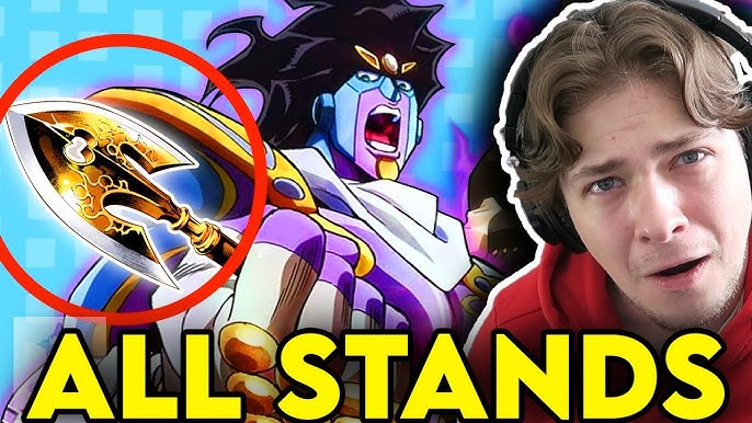 JOJO'S BIZARRE ADVENTURE：STAR PLATINUM  Jojo's bizarre adventure stands,  Jojo all star battle, Jojo stands