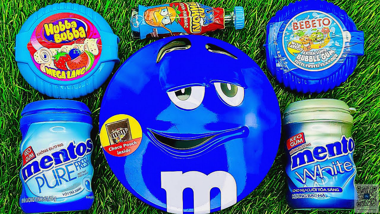 M&M'S Unboxing Satisfying Candy Experience in Colorful Boxes ASMR