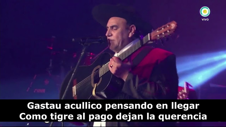 chaqueño palavecino Soñaba con ser con letra