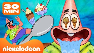 30 МИНУТ самых смешных моментов из НОВЫХ серий 'Шоу Патрика Стара'! | Nickelodeon Cyrillic