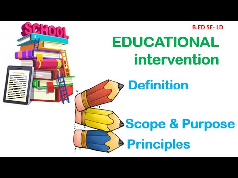 Principles of Educational Intervention | LD | SEND Awareness
