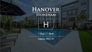 H Floorplan: 1 Bed / 1 Bath