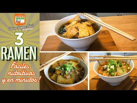 3 ramen caseras, fáciles, nutritivas y ¡En minutos! – Cocina Vegan Fácil