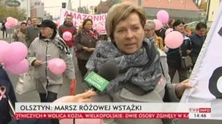Marsz Różowej Wstążki W Olsztynie Tvp Info, 12.10.2013