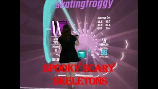 Beat Saber// Spooky Scary Skeletons Mixed Reality Short