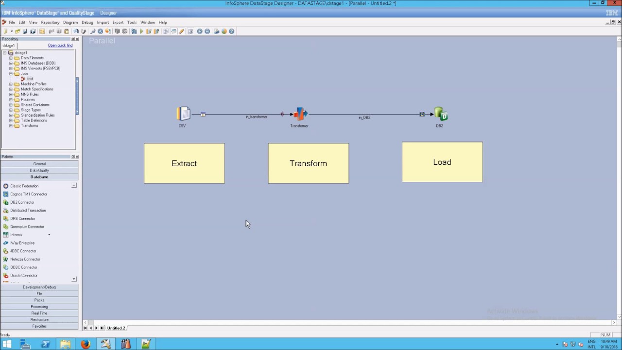 Datastage: Basics: ETL: Extract Transform Load - YouTube