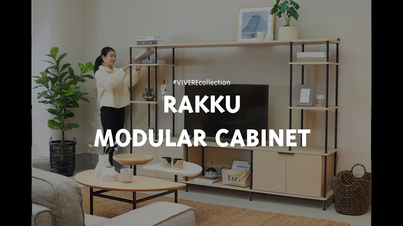 RAKKU - Modular Cabinet Shelving - YouTube