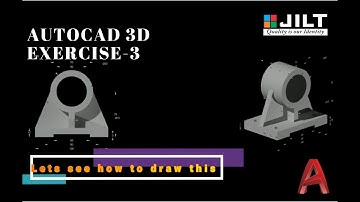 AutoCAD 3D Basic training | Exercise - 3
