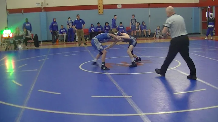 108lbs Kenny Crowe (Bunnell) vs Trent Thompson (BE...