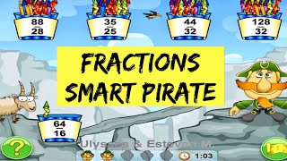 Fractions Smart Pirate / Fun Math Game For Kids