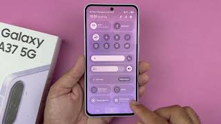 Enable Landscape Mode on Samsung Galaxy A37 5G Home Screen