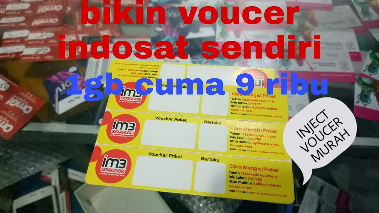 Cara Inject Voucher Indosat Murah Dodolan Kuota Youtube